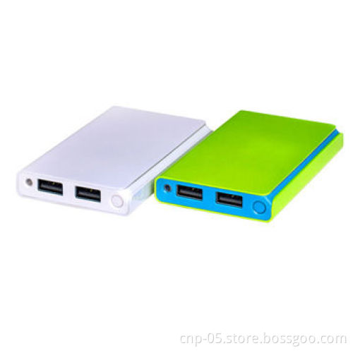Dual USB 6,000mAh, Aluminum Alloy UV Series and Li-polymer Battery Cell Inside